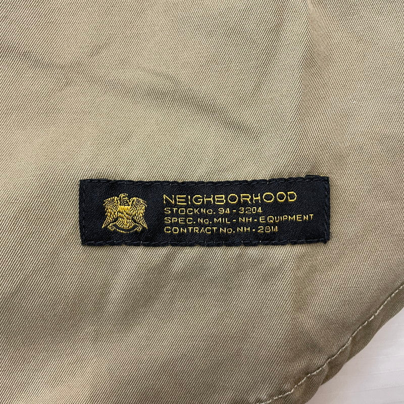 【中古品】【メンズ】 NEIGHBORHOOD ネイバーフッド OFFICER C-SHIRT L/S 151ICNH-SHM01 オフィサー ロングスリーブシャツ 長袖トップス 142-260806-ss-09-tei サイズ：S カラー：ベージュ 万代Net店