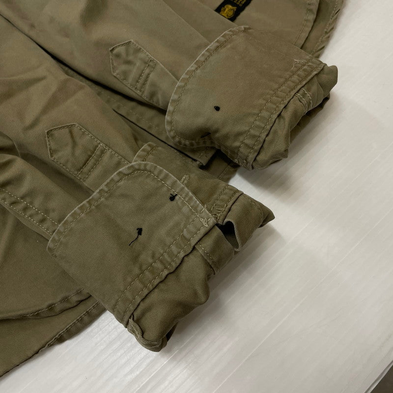 【中古品】【メンズ】 NEIGHBORHOOD ネイバーフッド OFFICER C-SHIRT L/S 151ICNH-SHM01 オフィサー ロングスリーブシャツ 長袖トップス 142-260806-ss-09-tei サイズ：S カラー：ベージュ 万代Net店