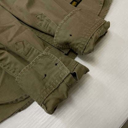 【中古品】【メンズ】 NEIGHBORHOOD ネイバーフッド OFFICER C-SHIRT L/S 151ICNH-SHM01 オフィサー ロングスリーブシャツ 長袖トップス 142-260806-ss-09-tei サイズ：S カラー：ベージュ 万代Net店