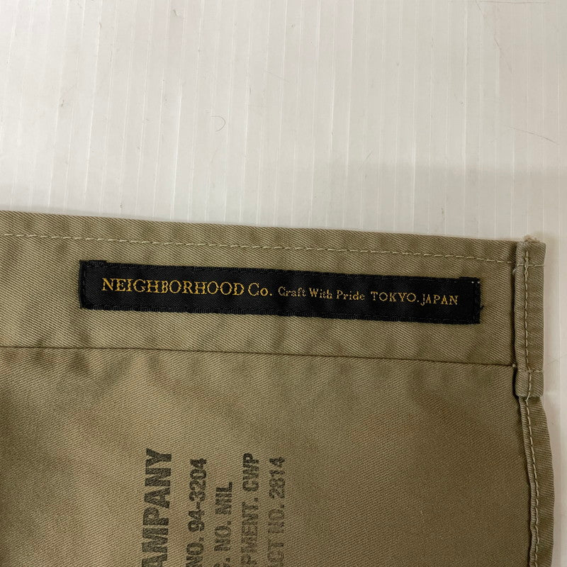 【中古品】【メンズ】 NEIGHBORHOOD ネイバーフッド OFFICER C-SHIRT L/S 151ICNH-SHM01 オフィサー ロングスリーブシャツ 長袖トップス 142-260806-ss-09-tei サイズ：S カラー：ベージュ 万代Net店