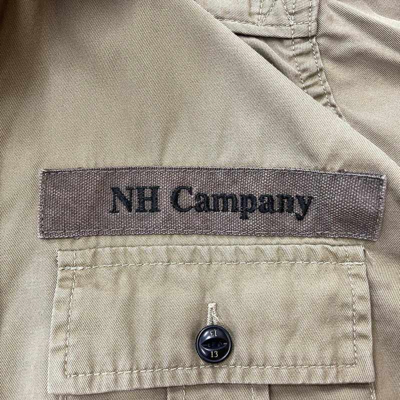 【中古品】【メンズ】 NEIGHBORHOOD ネイバーフッド OFFICER C-SHIRT L/S 151ICNH-SHM01 オフィサー ロングスリーブシャツ 長袖トップス 142-260806-ss-09-tei サイズ：S カラー：ベージュ 万代Net店