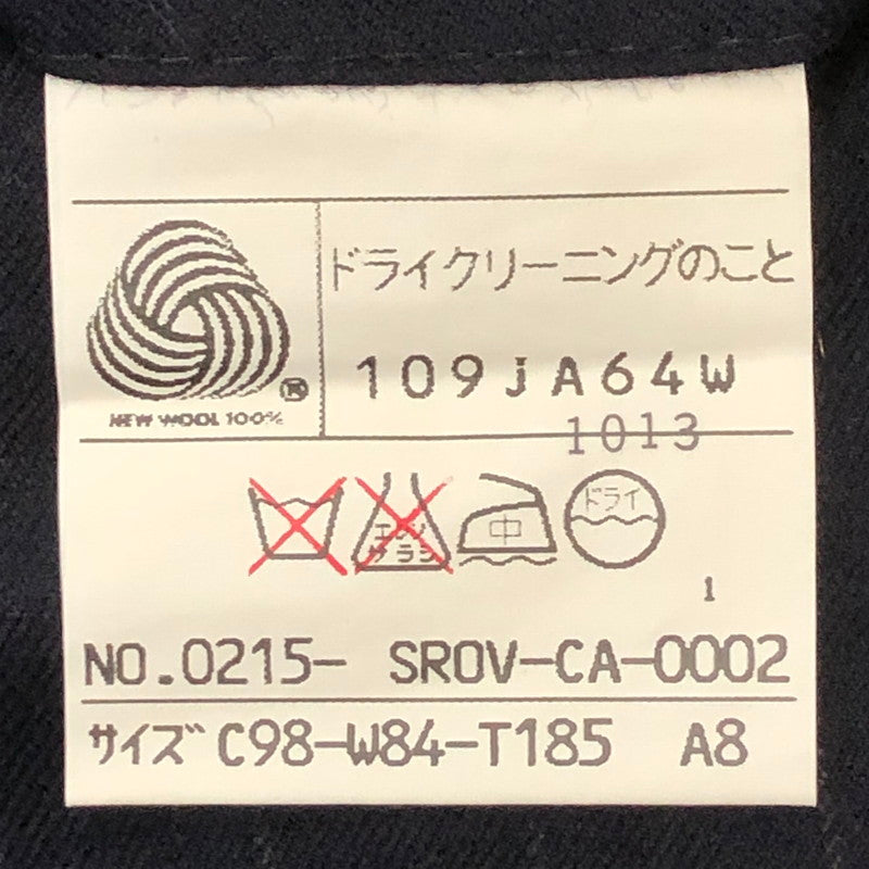 【中古品】【メンズ】 J.PRESS ジェイプレス WOOL 3B JACKET & SLACKS 1328560/317853ウール 3B ジャケット スラックス セットアップ 147-250506-kk-03-tei サイズ：下記参照 カラー：ネイビー 万代Net店