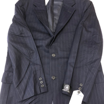 【中古品】【メンズ】 J.PRESS ジェイプレス WOOL 3B JACKET & SLACKS 1328560/317853ウール 3B ジャケット スラックス セットアップ 147-250506-kk-03-tei サイズ：下記参照 カラー：ネイビー 万代Net店