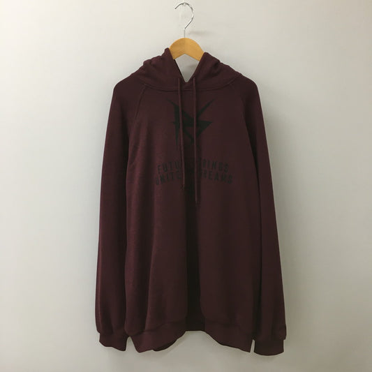【中古品】【メンズ】 × RAF SIMONS ラフシモンズ 別注 コラボ 23SS DRAWSTRING PULLOVER HOODIE SM4214 パーカー 141-250504-kk-06-fuzh サイズ：M カラー：ボルドー 万代Net店