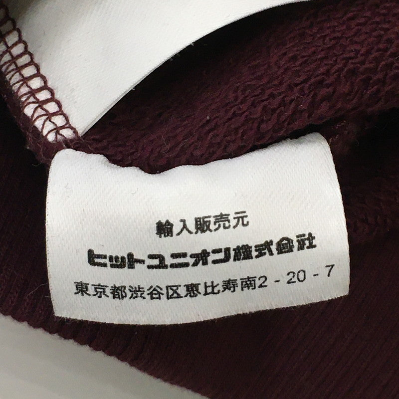 【中古品】【メンズ】 FRED PERRY フレッドペリー × RAF SIMONS ラフシモンズ 別注 コラボ 23SS DRAWSTRING PULLOVER HOODIE SM4214 ドローストリング プルオーバー フーディー トップス パーカー 141-250504-kk-06-tei サイズ：M カラー：ボルドー 万代Net店