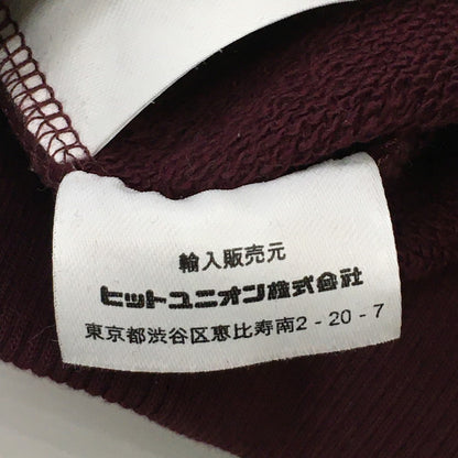 【中古品】【メンズ】 FRED PERRY フレッドペリー × RAF SIMONS ラフシモンズ 別注 コラボ 23SS DRAWSTRING PULLOVER HOODIE SM4214 ドローストリング プルオーバー フーディー トップス パーカー 141-250504-kk-06-tei サイズ：M カラー：ボルドー 万代Net店