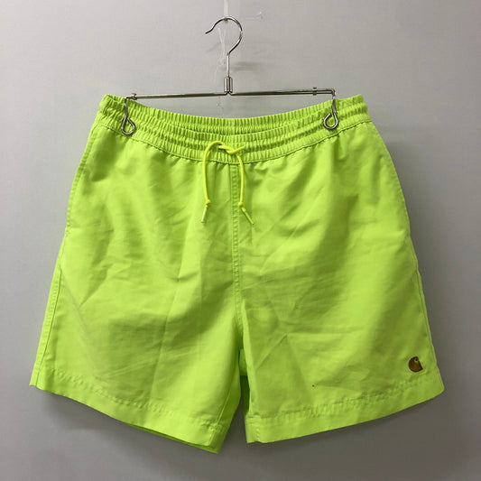 【中古品】【メンズ】 Carhartt WIP カーハート ワークインプログレス CHASE SWIM TRUNKS I026235 チェース スウィム トランクス ボトムス ショートパンツ ハーフパンツ 156-250515-kk-29-tei サイズ：M カラー：LIME GOLD 万代Net店