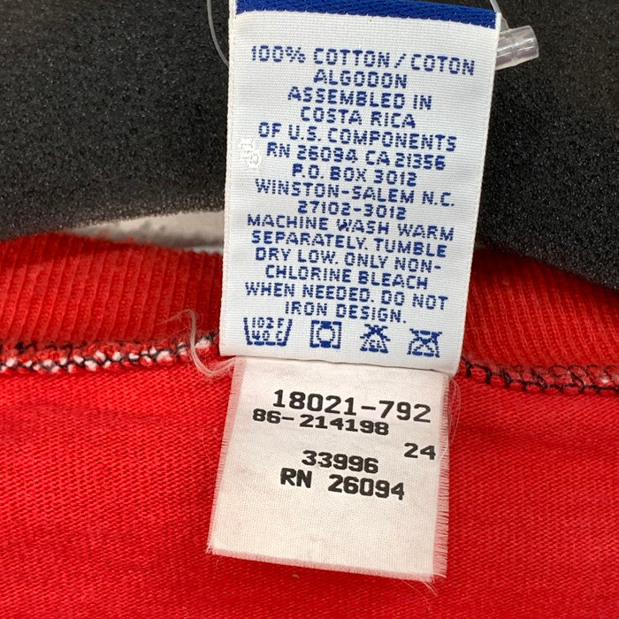 【中古品】【メンズ】 Champion チャンピオン CHICAGO BULLS スウェットTシャツ ブランド 古着 145-260110-gm-13-fuz サイズ：M カラー：レッド 万代Net店