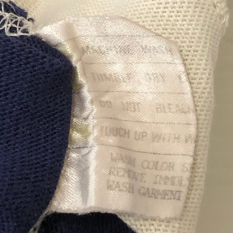 【現状渡し品】【メンズ】 Polo by Ralph Lauren ポロバイラルフローレン BORDER RUGGER SHIRT ボーダー ラガーシャツ トップス 長袖 ラグビーシャツ 147-250506-kk-02-tei サイズ：XL カラー：ホワイト/ネイビー 万代Net店