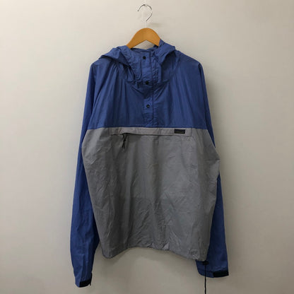 【中古品】【メンズ】 patagonia パタゴニア 80's FEATHERWEIGHT SHELL PULLOVER VINTAGE 80年代 フェザーウェイト シェルプルオーバー 三角タグ ヴィンテージ 144-250505-kk-10-fuz サイズ：XXL カラー：ブルー/グレー 万代Net店