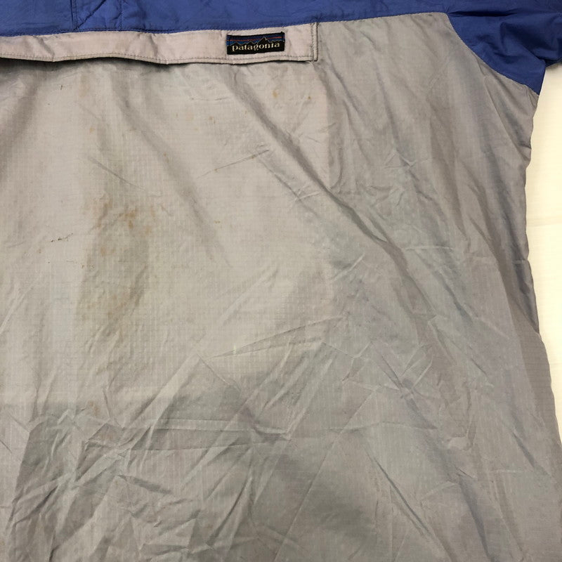 【中古品】【メンズ】 patagonia パタゴニア 80's FEATHERWEIGHT SHELL PULLOVER VINTAGE 80年代 フェザーウェイト シェルプルオーバー 三角タグ ヴィンテージ 144-250505-kk-10-fuz サイズ：XXL カラー：ブルー/グレー 万代Net店