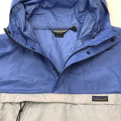 【中古品】【メンズ】 patagonia パタゴニア 80's FEATHERWEIGHT SHELL PULLOVER VINTAGE 80年代 フェザーウェイト シェルプルオーバー 三角タグ ヴィンテージ 144-250505-kk-10-fuz サイズ：XXL カラー：ブルー/グレー 万代Net店