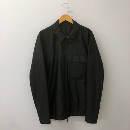 【中古美品】【メンズ】 MONCLER モンクレール 25SS CAMICIA EXCLUSIVE FOR RON HERMAN K10912F00019 539ZD カミチャ エクスクルージブ フォア ロンハーマン ライトアウター リサイクルナイロン シャツジャケット 141-250505-kk-09-tei サイズ：M カラー：ブラック 万代Net店