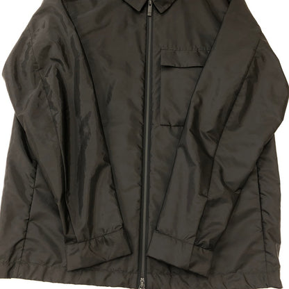 【中古美品】【メンズ】 MONCLER モンクレール 25SS CAMICIA EXCLUSIVE FOR RON HERMAN K10912F00019 539ZD カミチャ エクスクルージブ フォア ロンハーマン ライトアウター リサイクルナイロン シャツジャケット 141-250505-kk-09-tei サイズ：M カラー：ブラック 万代Net店