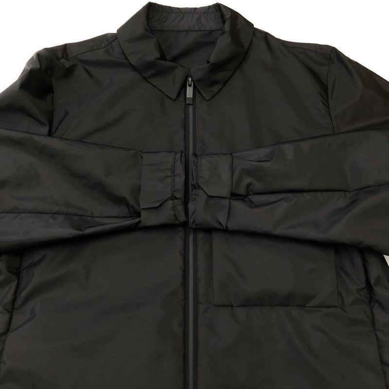 【中古美品】【メンズ】 MONCLER モンクレール 25SS CAMICIA EXCLUSIVE FOR RON HERMAN K10912F00019 539ZD カミチャ エクスクルージブ フォア ロンハーマン ライトアウター リサイクルナイロン シャツジャケット 141-250505-kk-09-tei サイズ：M カラー：ブラック 万代Net店