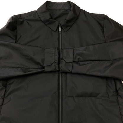 【中古美品】【メンズ】 MONCLER モンクレール 25SS CAMICIA EXCLUSIVE FOR RON HERMAN K10912F00019 539ZD カミチャ エクスクルージブ フォア ロンハーマン ライトアウター リサイクルナイロン シャツジャケット 141-250505-kk-09-tei サイズ：M カラー：ブラック 万代Net店