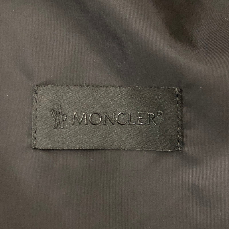 【中古美品】【メンズ】 MONCLER モンクレール 25SS CAMICIA EXCLUSIVE FOR RON HERMAN K10912F00019 539ZD カミチャ エクスクルージブ フォア ロンハーマン ライトアウター リサイクルナイロン シャツジャケット 141-250505-kk-09-tei サイズ：M カラー：ブラック 万代Net店