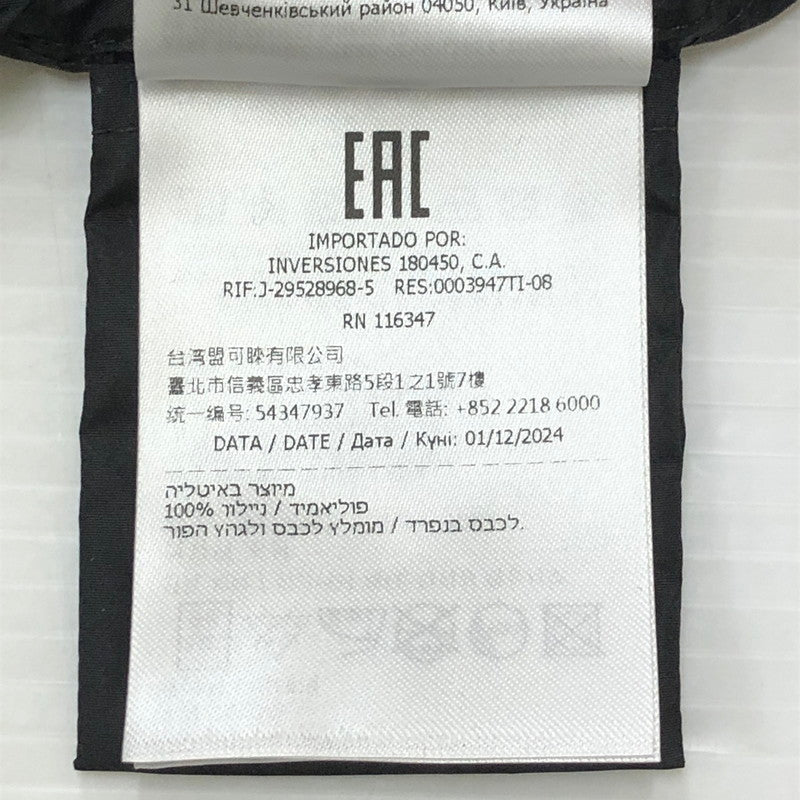 【中古美品】【メンズ】 MONCLER モンクレール 25SS CAMICIA EXCLUSIVE FOR RON HERMAN K10912F00019 539ZD カミチャ エクスクルージブ フォア ロンハーマン ライトアウター リサイクルナイロン シャツジャケット 141-250505-kk-09-tei サイズ：M カラー：ブラック 万代Net店