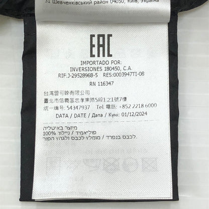 【中古美品】【メンズ】 MONCLER モンクレール 25SS CAMICIA EXCLUSIVE FOR RON HERMAN K10912F00019 539ZD カミチャ エクスクルージブ フォア ロンハーマン ライトアウター リサイクルナイロン シャツジャケット 141-250505-kk-09-tei サイズ：M カラー：ブラック 万代Net店