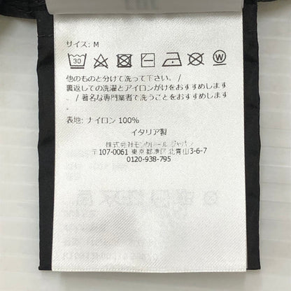 【中古美品】【メンズ】 MONCLER モンクレール 25SS CAMICIA EXCLUSIVE FOR RON HERMAN K10912F00019 539ZD カミチャ エクスクルージブ フォア ロンハーマン ライトアウター リサイクルナイロン シャツジャケット 141-250505-kk-09-tei サイズ：M カラー：ブラック 万代Net店
