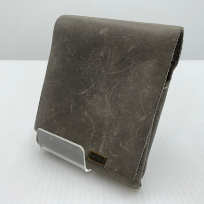【現状渡し品】【メンズ】 所作 Shosa オイルヌバック ショートウォレット2.0 財布 二つ折り レザーウォレット 200-260712-ko-09-tei カラー：グレー 万代Net店