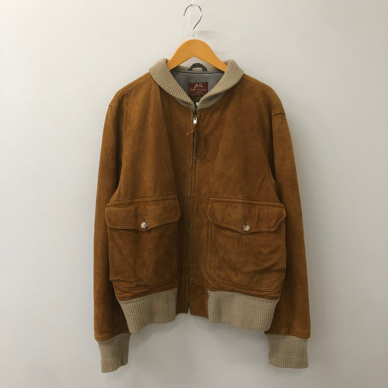 【中古品】【メンズ】 WILLIS＆GEIGER ウイリスアンドガイガー 70's SUEDE LEATHER JACKET VINTAGE 70年代 スエードレザージャケット アウター ヴィンテージ 145-250506-kk-28-tei サイズ：44 カラー：ブラウン 万代Net店