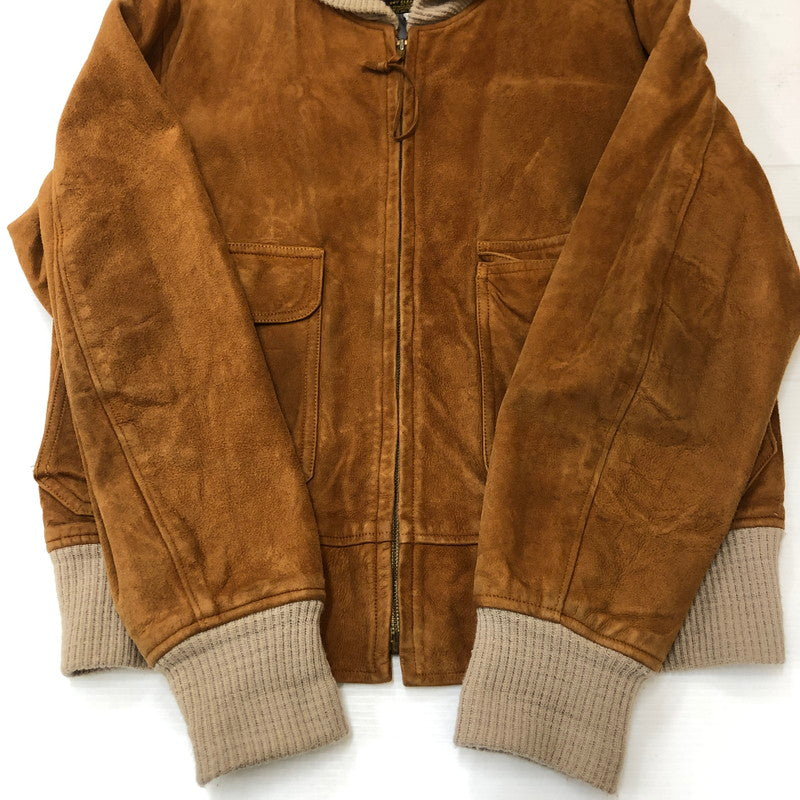 【中古品】【メンズ】 WILLIS＆GEIGER ウイリスアンドガイガー 70's SUEDE LEATHER JACKET VINTAGE 70年代 スエードレザージャケット アウター ヴィンテージ 145-250506-kk-28-tei サイズ：44 カラー：ブラウン 万代Net店