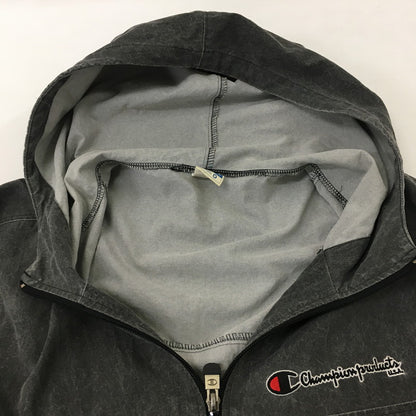 【中古品】【メンズ】 Champion チャンピオン 80～90's NYLON ANORAK PARKA VINTAGE 80-90年代 ナイロン アノラック パーカー アウター ジャケット ヴィンテージ 145-250508-KS-02-tei サイズ：O カラー：グレー 万代Net店