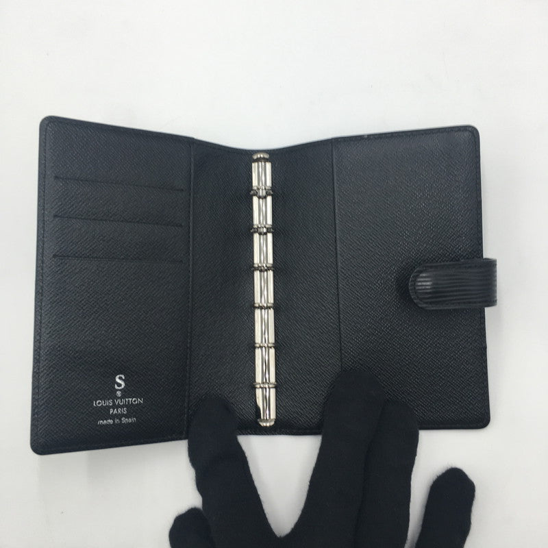 【中古品】【メンズ/レディース】 LOUIS VUITTON ルイ・ヴィトン AGENDA PM R20052 アジェンダ PM ダイアリー 手帳 ノート 179-250510-KS-02-tei カラー：ノワール 万代Net店