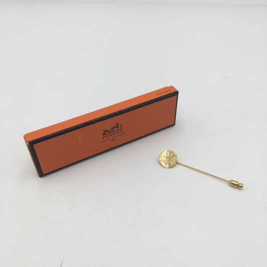 【中古品】【レディース】 HERMES エルメス SERIE LAPELPIN PINBROOCH セリエ ラペルピン ピンブローチ アクセサリー 182-250609-KS-12-tei カラー：ゴールド 万代Net店