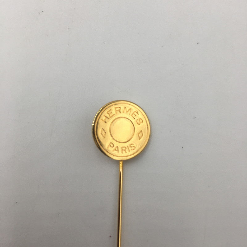 【中古品】【レディース】 HERMES エルメス SERIE LAPELPIN PINBROOCH セリエ ラペルピン ピンブローチ アクセサリー 182-250609-KS-12-tei カラー：ゴールド 万代Net店
