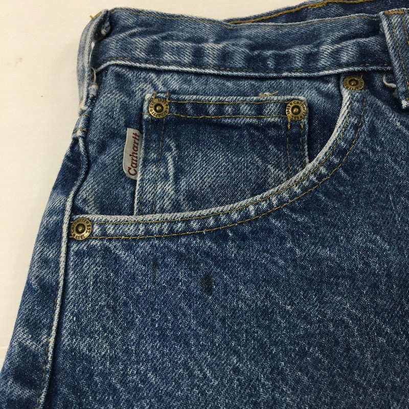 【中古品】【メンズ】 Carhartt カーハート TRADITIONAL FIT DENIM PANTS B18-DST トラディショナル フィット デニムパンツ ボトムス ジーンズ USA製 156-250508-KS-05-tei サイズ：44 カラー：ブルー 万代Net店