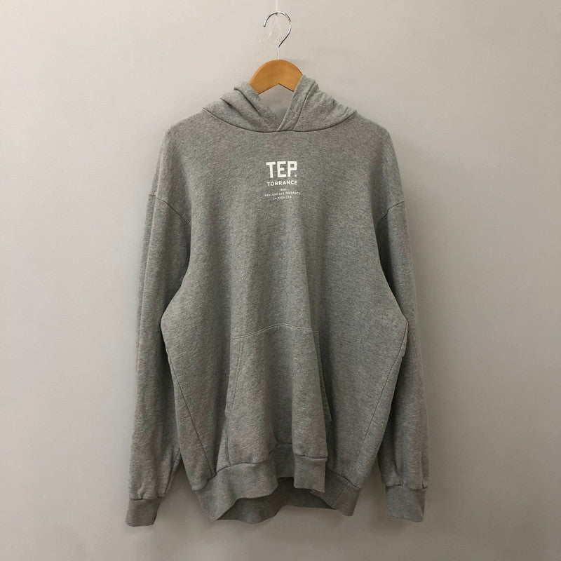 【中古品】【メンズ】 THE ENNOY PROFESSIONAL ザ エンノイ プロフェッショナル × PLIIILEEEASSE プリーズ 別注 コラボ 22AW TEP HOODIE AW22BRENCT06PL プルオーバーフーディー トップス パーカー 140-250509-kk-02-tei サイズ：XL カラー：グレー 万代Net店