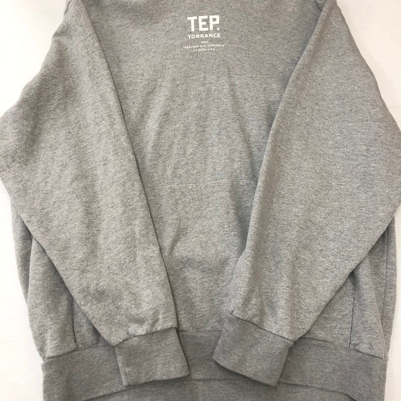 【中古品】【メンズ】 THE ENNOY PROFESSIONAL ザ エンノイ プロフェッショナル × PLIIILEEEASSE プリーズ 別注 コラボ 22AW TEP HOODIE AW22BRENCT06PL プルオーバーフーディー トップス パーカー 140-250509-kk-02-tei サイズ：XL カラー：グレー 万代Net店