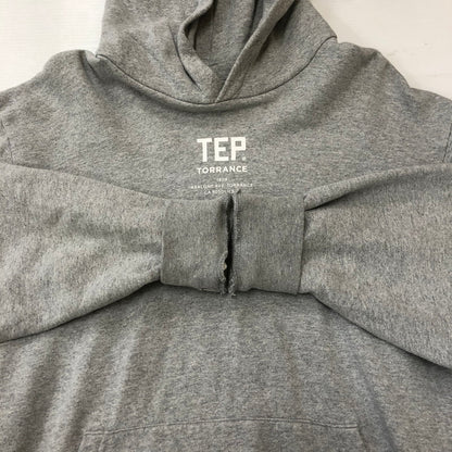 【中古品】【メンズ】 THE ENNOY PROFESSIONAL ザ エンノイ プロフェッショナル × PLIIILEEEASSE プリーズ 別注 コラボ 22AW TEP HOODIE AW22BRENCT06PL プルオーバーフーディー トップス パーカー 140-250509-kk-02-tei サイズ：XL カラー：グレー 万代Net店