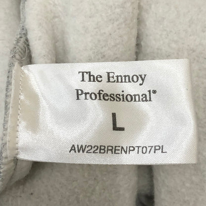 【中古品】【メンズ】 THE ENNOY PROFESSIONAL ザ エンノイ プロフェッショナル × PLIIILEEEASSE プリーズ 別注 コラボ 22AW TEP SWEAT PANT AW22BRENPT07PL スウェットパンツ ボトムス 151-250509-kk-17-tei サイズ：L カラー：グレー 万代Net店