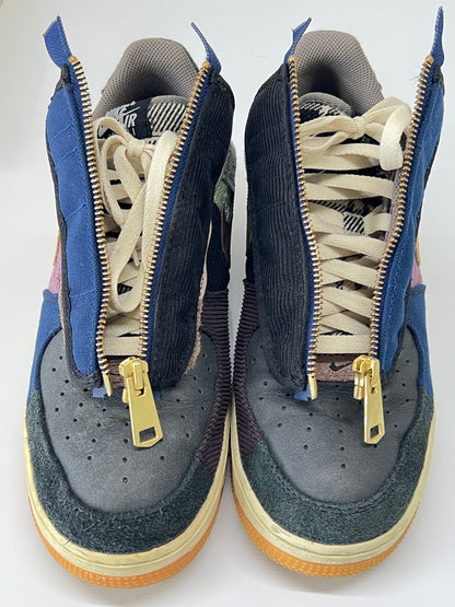 【中古品】【メンズ】 NIKE ナイキ × Travis Scott トラビス・スコット 別注 コラボ AIR FORCE 1 LOW/CACTUS JACK CN2405-900 エアフォース 1 ロー カクタスジャック スニーカー 靴 160-260801-kk-06-hon カラー：MULTI-COLOR/MUTED BRONZE 万代Net店