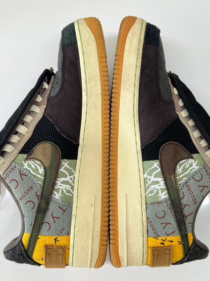 【中古品】【メンズ】 NIKE ナイキ × Travis Scott トラビス・スコット 別注 コラボ AIR FORCE 1 LOW/CACTUS JACK CN2405-900 エアフォース 1 ロー カクタスジャック スニーカー 靴 160-260801-kk-06-hon カラー：MULTI-COLOR/MUTED BRONZE 万代Net店