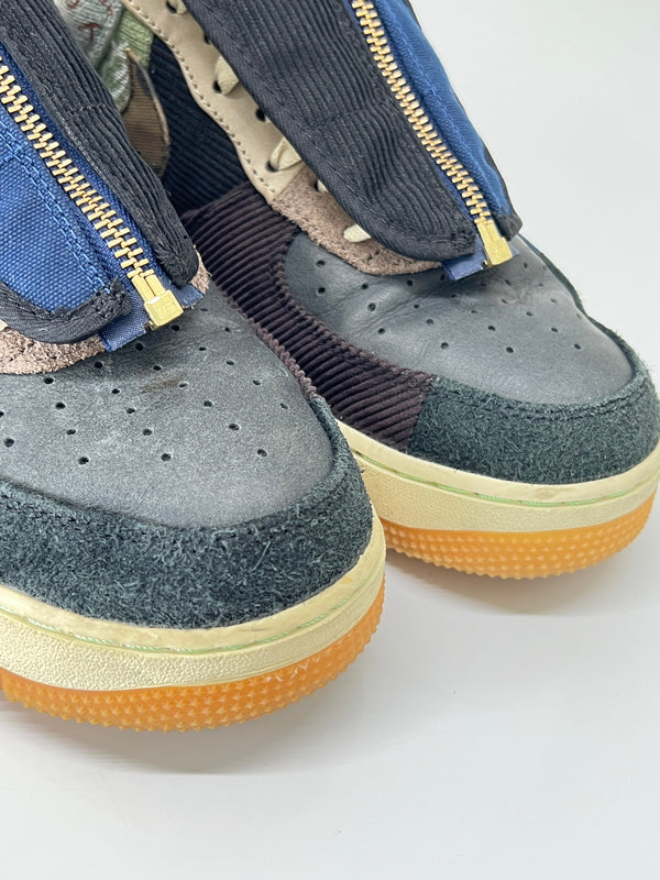 【中古品】【メンズ】 NIKE ナイキ × Travis Scott トラビス・スコット 別注 コラボ AIR FORCE 1 LOW/CACTUS JACK CN2405-900 エアフォース 1 ロー カクタスジャック スニーカー 靴 160-260801-kk-06-hon カラー：MULTI-COLOR/MUTED BRONZE 万代Net店