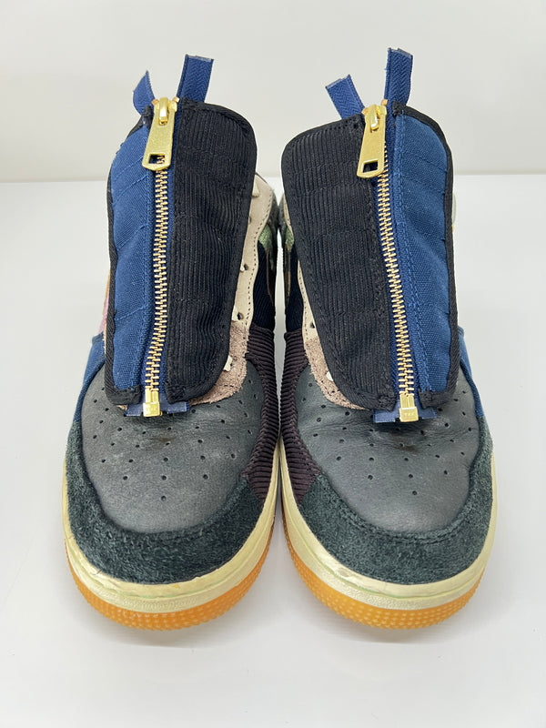 【中古品】【メンズ】 NIKE ナイキ × Travis Scott トラビス・スコット 別注 コラボ AIR FORCE 1 LOW/CACTUS JACK CN2405-900 エアフォース 1 ロー カクタスジャック スニーカー 靴 160-260801-kk-06-hon カラー：MULTI-COLOR/MUTED BRONZE 万代Net店
