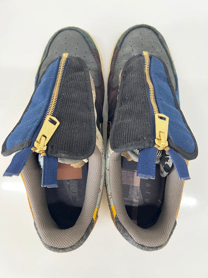 【中古品】【メンズ】 NIKE ナイキ × Travis Scott トラビス・スコット 別注 コラボ AIR FORCE 1 LOW/CACTUS JACK CN2405-900 エアフォース 1 ロー カクタスジャック スニーカー 靴 160-260801-kk-06-hon カラー：MULTI-COLOR/MUTED BRONZE 万代Net店