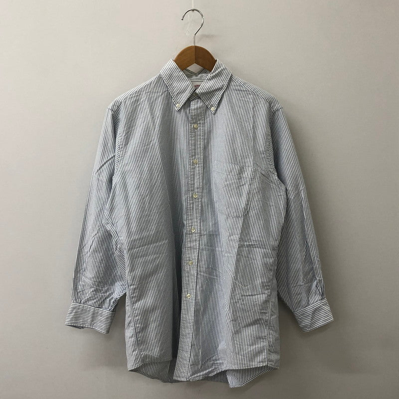 【中古品】【メンズ】 Brooks Brothers ブルックスブラザーズ 90’s B.D L/S SHIRT 90年代 ボタンダウン ロングスリーブ シャツ トップス ストライプ 長袖 145-250519-ks-13-fuz サイズ：15 1/2-31 カラー：ブルー 万代Net店