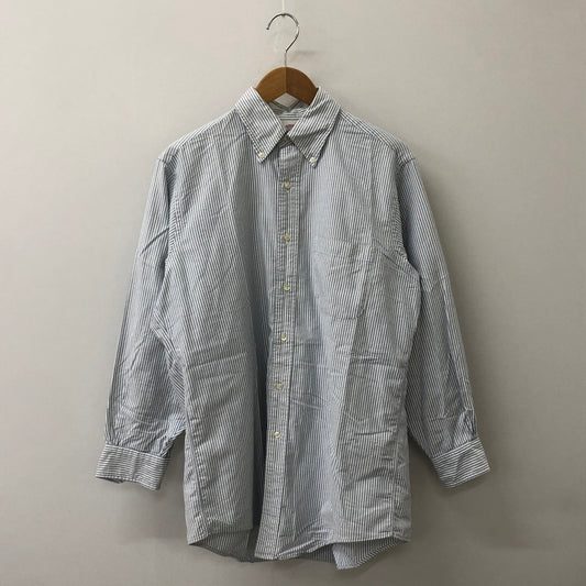 【中古品】【メンズ】 Brooks Brothers ブルックスブラザーズ 90’s B.D L/S SHIRT 90年代 ボタンダウン ロングスリーブ シャツ トップス ストライプ 長袖 145-250519-ks-13-fuz サイズ：15 1/2-31 カラー：ブルー 万代Net店