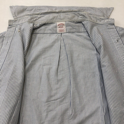 【中古品】【メンズ】 Brooks Brothers ブルックスブラザーズ 90’s B.D L/S SHIRT 90年代 ボタンダウン ロングスリーブ シャツ トップス ストライプ 長袖 145-250519-ks-13-fuz サイズ：15 1/2-31 カラー：ブルー 万代Net店