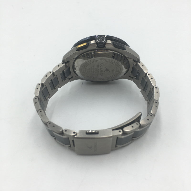 【中古品】【メンズ】 CASIO カシオ OCEANUS OCW-G1200D-1AJF TOUGHSOLAR オシアナス タフソーラー 腕時計 1000本限定モデル 197-250607-kk-07-tei カラー：チタン 万代Net店