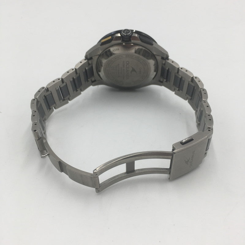 【中古品】【メンズ】 CASIO カシオ OCEANUS OCW-G1200D-1AJF TOUGHSOLAR オシアナス タフソーラー 腕時計 1000本限定モデル 197-250607-kk-07-tei カラー：チタン 万代Net店