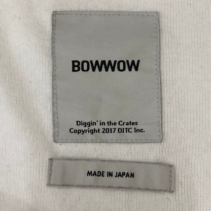 【中古品】【メンズ】 BOWWOW バウワウ WONDER LAND BB CS ワンダーランド ベースボールカットソー トップス ラグラン Tシャツ 長袖 140-250515-kk-35-fuz サイズ：XL カラー：ホワイト/ボルドー 万代Net店