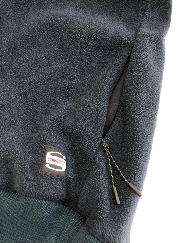 【中古品】【メンズ】 STABRIDGE スタブリッジ ULTIMATE CREWNECK FLEECE クルーネック フリース 長袖Tシャツ ロングスリーブ 142-261002-AS-23-hon サイズ：XL カラー：ネイビー 万代Net店