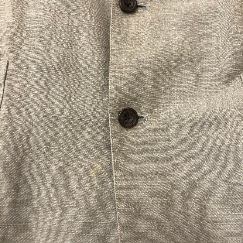 【中古品】【メンズ】 AVON HOUSE エーボンハウス COTTON LINEN JACKET EJL3110 コットン リネン ジャケット トップス ブレザー 145-250519-KS-18-tei サイズ：FL カラー：グレー 万代Net店