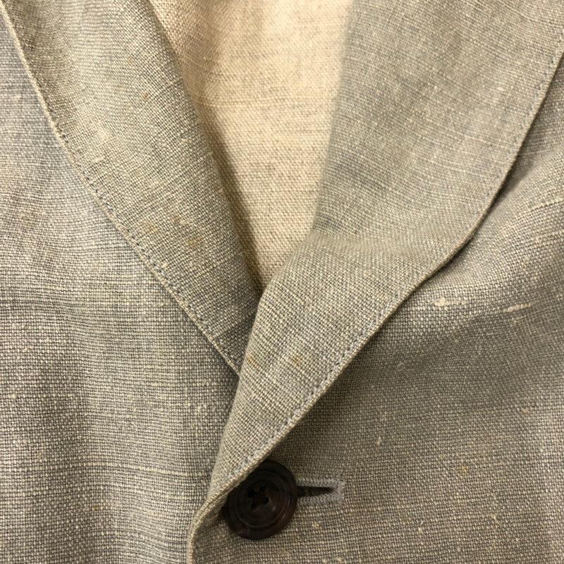 【中古品】【メンズ】 AVON HOUSE エーボンハウス COTTON LINEN JACKET EJL3110 コットン リネン ジャケット トップス ブレザー 145-250519-KS-18-tei サイズ：FL カラー：グレー 万代Net店